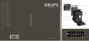 Manual de uso Krups EA870840 Intuition Máquina de café espresso