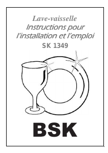 Mode d’emploi BSK SK1349 Lave-vaisselle