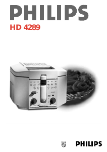 Manuale Philips HD4289 Friggitrice