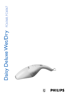Manual Philips FC6068 Daisy Deluxe Aspirador de mão