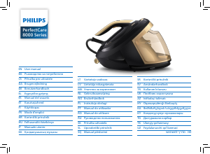 Manual Philips DST8020 PerfectCare Fier de călcat