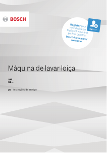 Manual Bosch SMS45DI10Q Máquina de lavar louça