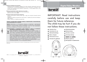 Instrukcja Brevi 381 Niania elektroniczna