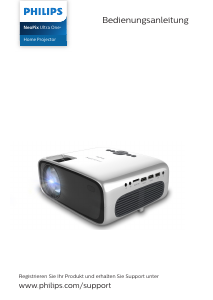 Bedienungsanleitung Philips NPX646 NeoPix Ultra One Projektor