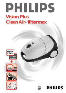 Manual Philips HR8903 Vision Plus Vacuum Cleaner