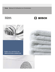 Mode d’emploi Bosch WTB86200UC Sèche-linge