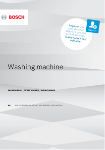 Handleiding Bosch WAW28468IL Wasmachine