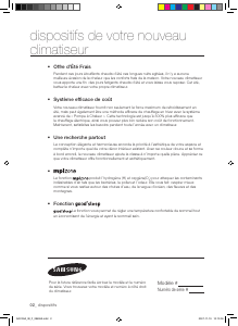 Mode d’emploi Samsung AQV09ABAN Climatiseur
