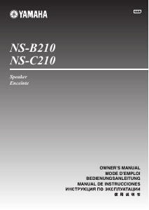 Manual de uso Yamaha NS-B210 Bookshelf Altavoz