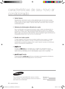 Manual Samsung AQV18AWAX Ar condicionado