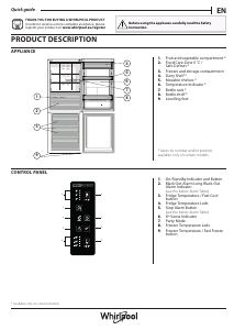 Manual Whirlpool WB70E 973 X Fridge-Freezer