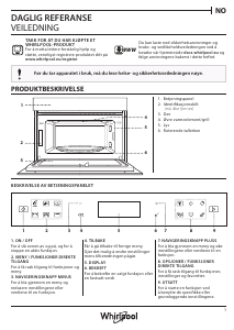 Bruksanvisning Whirlpool W6 MD440 NB Mikrobølgeovn