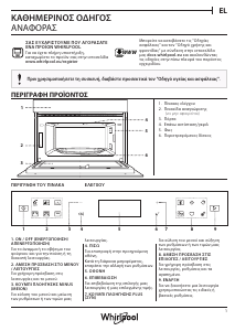 Εγχειρίδιο Whirlpool W6 MD440 NB Φούρνος μικροκυμάτων