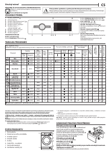 Manuál Whirlpool FFB 10469 BV EE Pračka