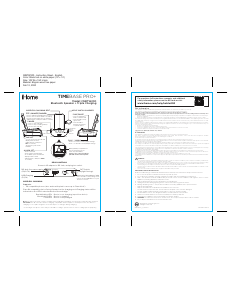 Manual iHome iWBTW200 Timebase Pro+ Speaker Dock