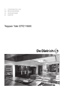 Manuale De Dietrich DTE1168X Piano cottura