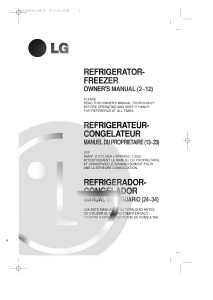 Mode d’emploi LG GR-S592GC Réfrigérateur combiné