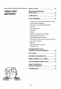 Mode d’emploi LG GR-652FVPW Réfrigérateur combiné