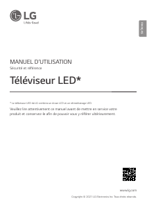 Mode d’emploi LG 43UP80006LR Téléviseur LED