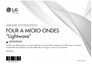 Mode d’emploi LG MP9893MR Micro-onde