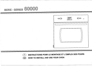 Manual Bluesky BFPM 42B Oven