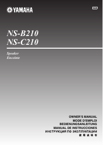 Manual de uso Yamaha NS-C210 Middle Altavoz