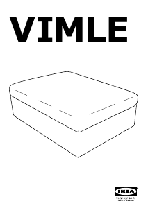 Руководство IKEA VIMLE Скамейка для ног