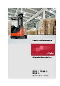 Bedienungsanleitung Linde R16G-12 Gabelstapler