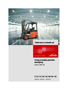 Handleiding Linde E14 Vorkheftruck