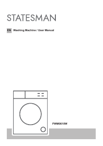 Handleiding Statesman FWM0610W Wasmachine