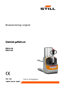 Bruksanvisning Still EXU-H-20 Gaffeltruck
