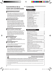 Manual de uso Samsung AQV12KBAN Aire acondicionado