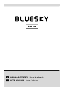 Manual de uso Bluesky BHL 90 Campana extractora