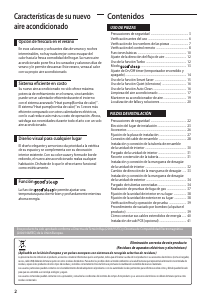 Manual de uso Samsung AQV12PWAX Aire acondicionado