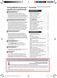 Manual Samsung AQV12YWAX Ar condicionado