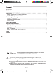 Bruksanvisning Samsung AR07KSWSAWKN Klimaanlegg