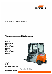 Használati útmutató Still RX60-30L Villástargonca