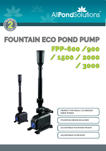 Manual AllPondSolutions FPP-1500 Fountain Pump