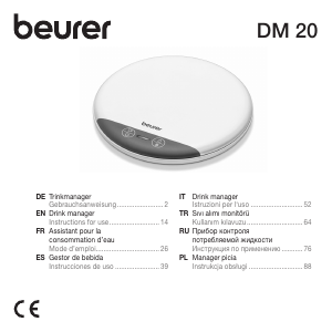 Manual de uso Beurer DM 20 Báscula de cocina