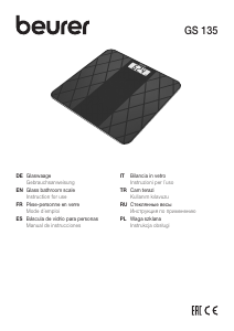 Manual Beurer GS 135 Scale