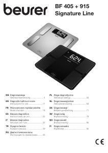 Manuale Beurer BF 915 Signature Line Bilancia