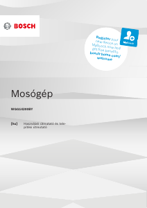 Használati útmutató Bosch WGG14200BY Mosógép