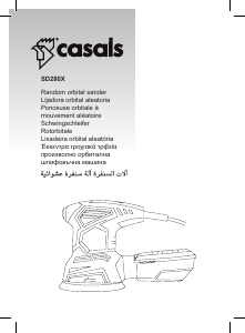 Mode d’emploi Casals SD280X Ponceuse excentrique