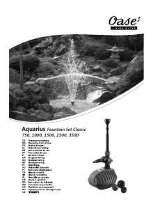 Manual Oase Aquarius Classic 2500 Fountain Pump