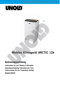 Manuale Unold 86240 Arctic 12k Condizionatore d’aria