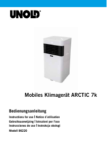 Manual de uso Unold 86220 Arctic 7k Aire acondicionado