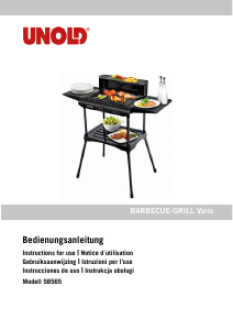 Handleiding Unold 58565 Vario Barbecue