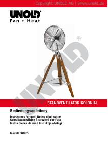 Handleiding Unold 86895 Kolonial Ventilator