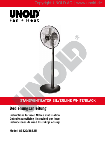 Manuale Unold 86820 Silverline Ventilatore