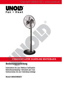 Mode d’emploi Unold 86825 Silverline Ventilateur